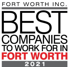 Best Companies to Work For in Fort Worth 2021 seal