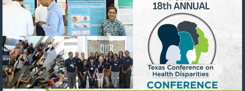 Texas Conference of Health Disparities Save the Date Flyer