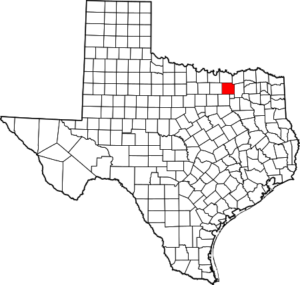 Map highlighting Collin County, Texas