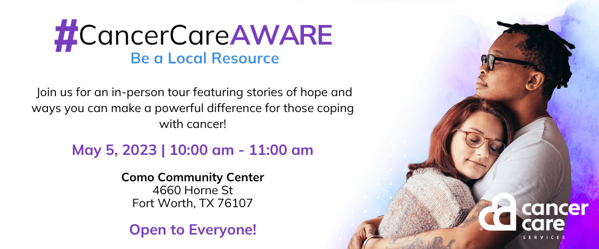 Como Community Center #CancerCareAWARE Tour Flyer