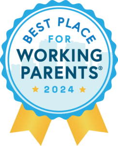 Best Place for Working Parents 2024 seal
