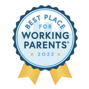 Best Place for Working Parents 2022 seal