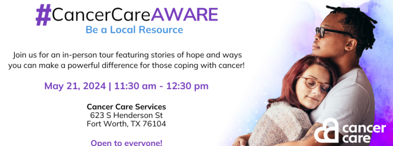 Community #CancerCareAWARE Tour Flyer