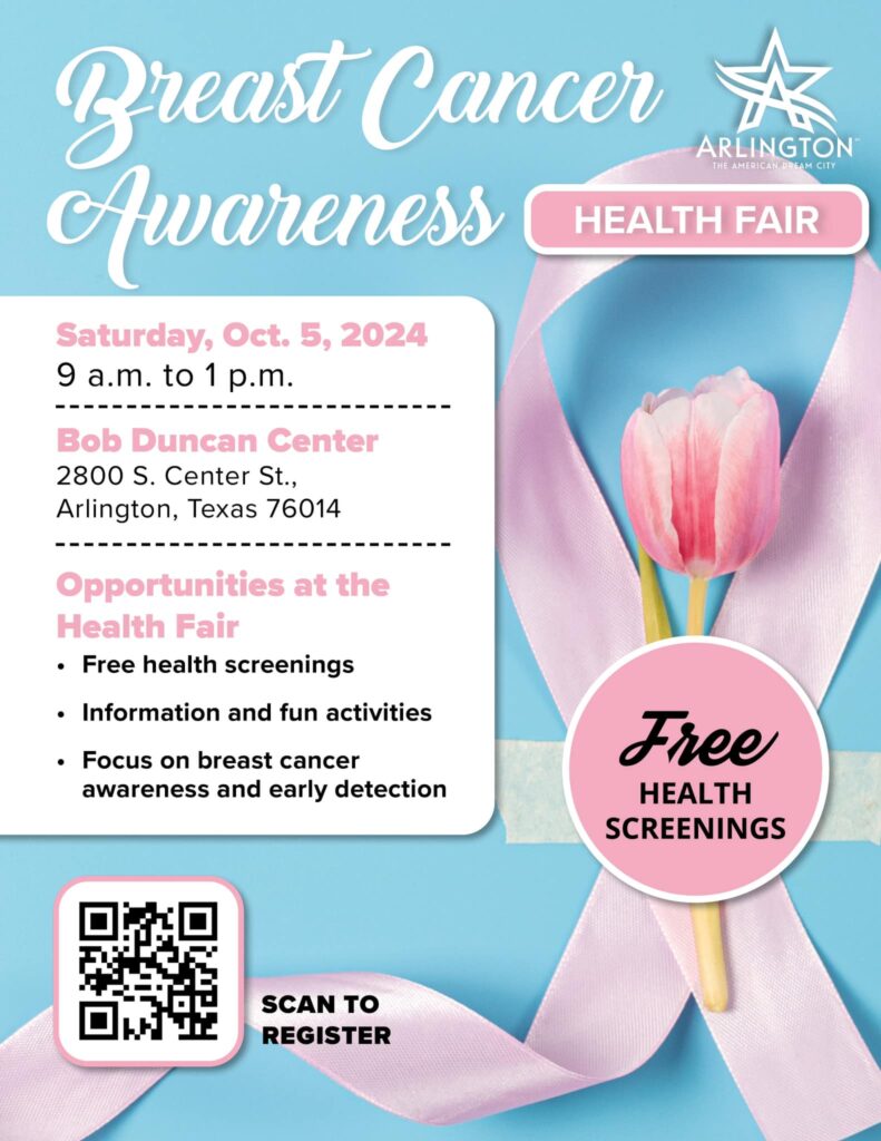 3rd Annual Breast Cancer Awareness Health Fair flyer