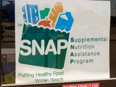 Peru - Circa May 2018: A Sign at a Retailer - We Accept SNAP IV